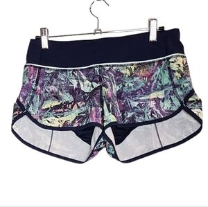 Lululemon Run: Speed Short *4-way Stretch Iridescent Multi / Deep Navy
